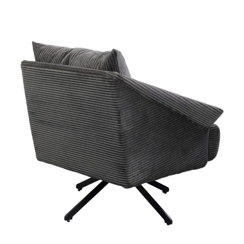 Swivel armchair milo grey (6)