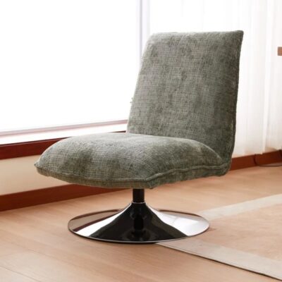 Swivel armchair mona green (2)