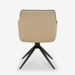 Swivel chair debra beige black (5)
