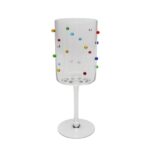 Wine glass party dots 23cm