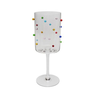 Wine glass party dots 23cm