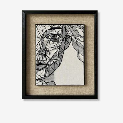 Picture linear geometry 60x70cm