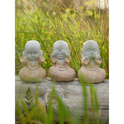 Sculpture bulu buddha 3pcs set (2)
