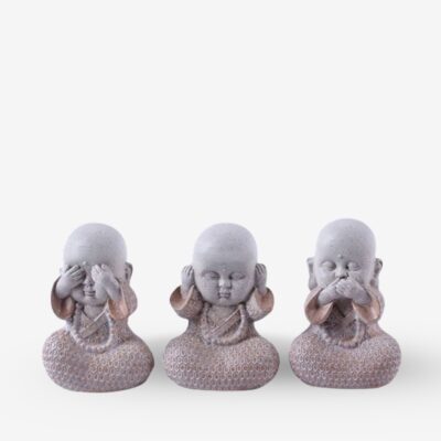 Sculpture bulu buddha 3pcs set