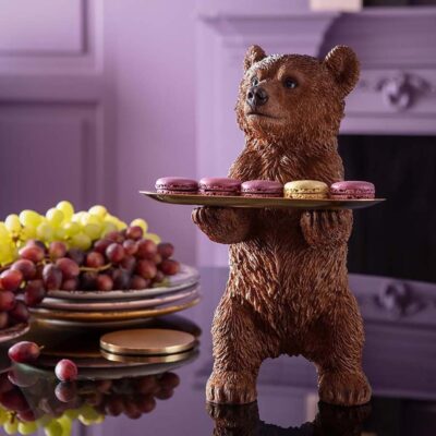 Deco Figurine Butler Standing Bear 35cm (2)