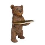 Deco Figurine Butler Standing Bear 35cm (3)