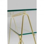 Desk polar brass matt 8mm tempered glass (11)
