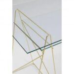 Desk polar brass matt 8mm tempered glass (12)