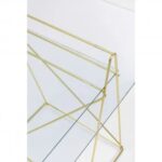 Desk polar brass matt 8mm tempered glass (13)