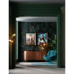 Swivel armchair cosy blue (2)