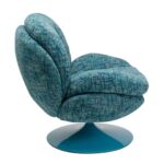 Swivel armchair cosy blue (4)