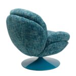 Swivel armchair cosy blue (5)