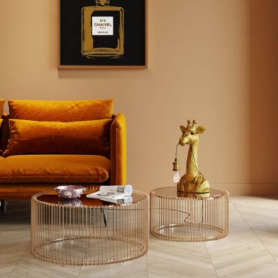 Table lamp animal giraffe gold 50cm (2)