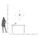 Wall clock like umbrella black (5)