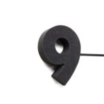 Wall clock like umbrella black (7)