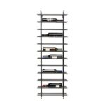 Raft verërash Cape Town i zi 45x136cm (8)