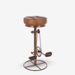 Bar stool cycle copper