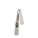 Candle holder bow duo chrome 21cm (10)
