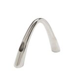 Candle holder bow duo chrome 21cm (9)