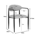 Chair kalone grey beige (16)