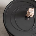Coffee table archie black Ø70cm (6)