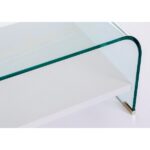 Linjë tavoline kafeje transparente e bardhë 110x55cm (7)