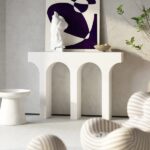 Console rhome semiarch white 120cm (4)