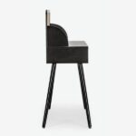 Console table josine rattan black 100cm (4)