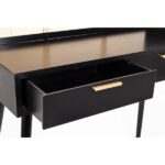 Console table josine rattan black 100cm (5)