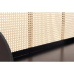 Console table josine rattan black 100cm (8)