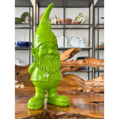 Deco figurine gnome green 46cm (2)