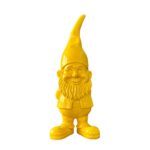 Deco figurine gnome yellow 46cm