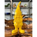 Deco figurine gnome yellow 46cm (2)