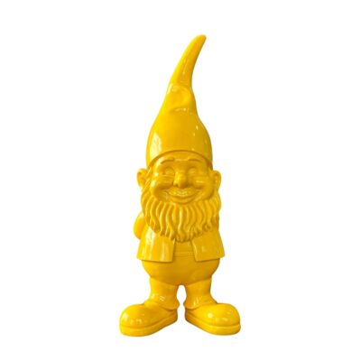 Deco figurine gnome yellow 46cm