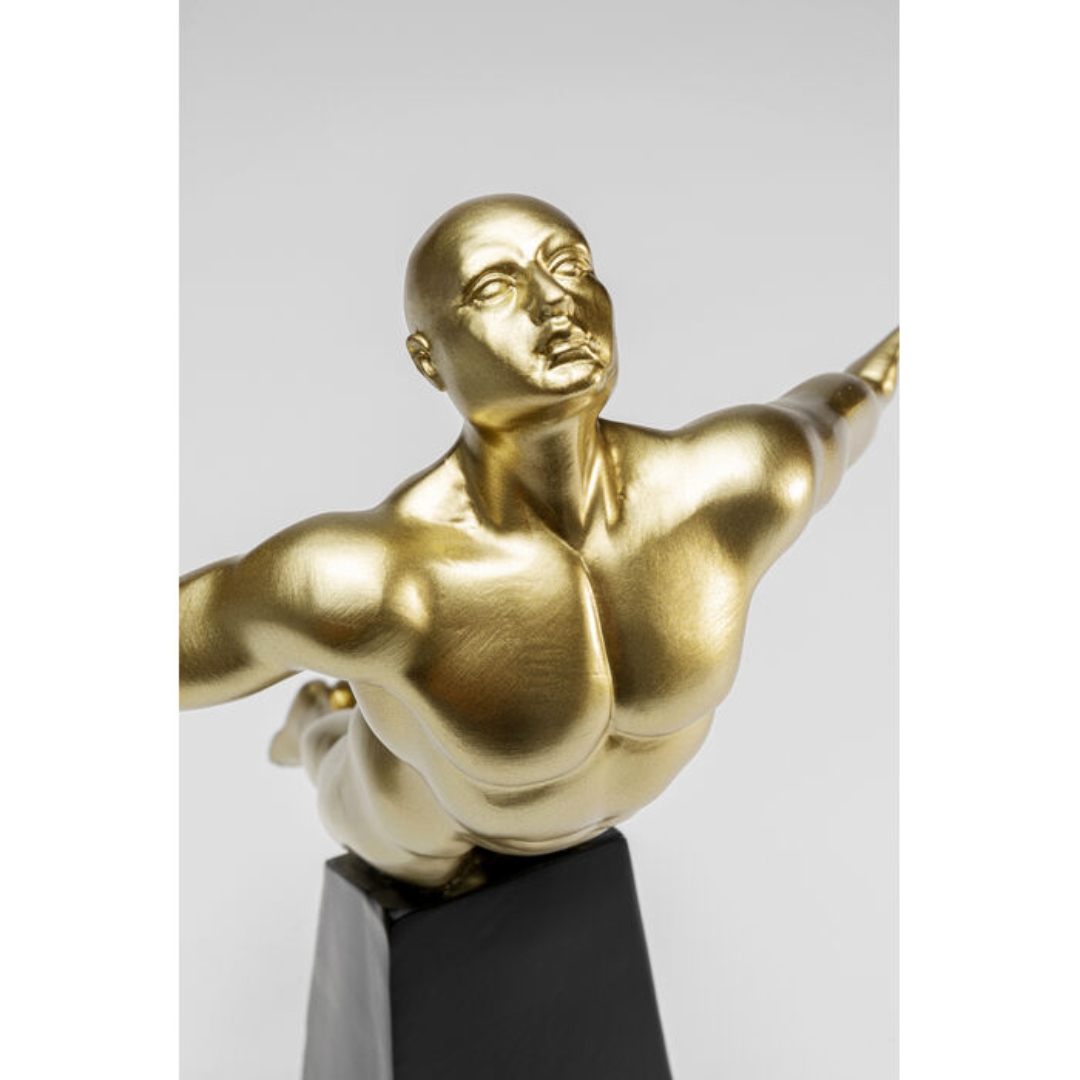 Deco Figurine Jumper Gold 37cm – Smart Living