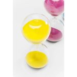 Hourglass timer yellow 20cm (8)
