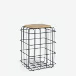 Side table trellis 35x35cm