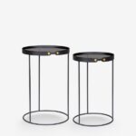 Side table zeina round set2 Ø33 38cm (2)