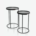 Side table zeina round set2 Ø33 38cm (4)