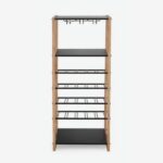 Wine rack isaac black 50x122cm (5)