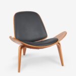 Armchair vilma black walnut