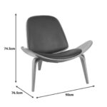 Armchair vilma black walnut (16)