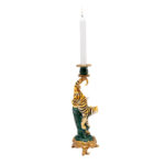 Candle holder elegant tiger 33cm (3)
