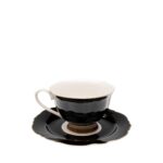 Coffee cup harlequin black (2 part)