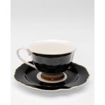 Coffee cup harlequin black (2 part) (2)