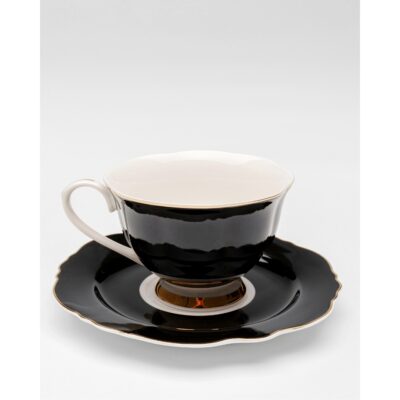 Coffee cup harlequin black (2 part) (2)