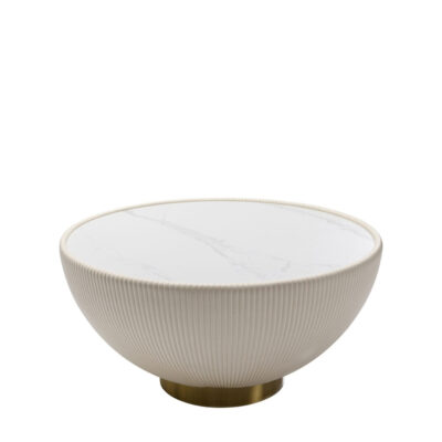 Coffee table endless vegas white Ø71cm