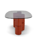 Coffee table leggos terracotta 220x120cm (6)