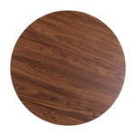 Coffee table schickeria walnut black Ø110cm (3)