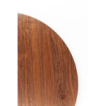 Coffee table schickeria walnut black Ø110cm (4)